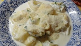 Равиоли със сметана и пармезан