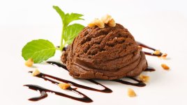 Шоколадов сладолед с ядки (без машина)