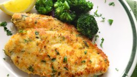 Хрупкаво пилешко с чесън на фурна 