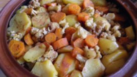 Гювеч с карфиол