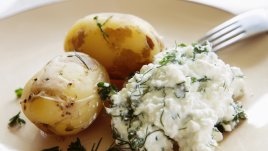 Разядка със сирене котидж