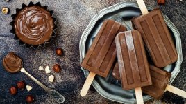 Домашен шоколадов сладолед на клечка 