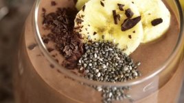 Смути с какао и семена от чиа