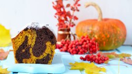 Италиански кекс Ciambellone с тиква и какао