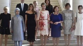 Президентшата показа стил до Мелания Тръмп