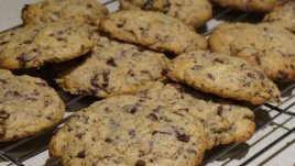 Тиквени бисквити с шоколад 