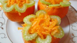 Оранжева витаминозна салата