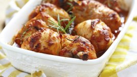 Пилешки бутчета с мед и горчица