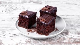 Брауни с шоколадов ганаш