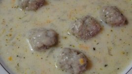 Супа топчета с фиде