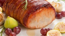 Свинско бонфиле в пушен бекон