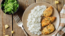 Пилешко филе с пармезан на фурна