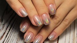 Маникюр с метален ефект (галерия) 