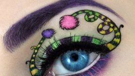 Красиви идеи за нестандартен празничен грим (галерия)