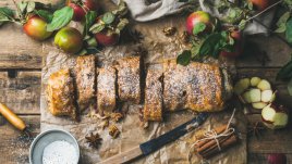 Щрудел с ябълки и моркови