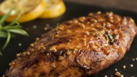 Пилешки гърди с горчица и мед на фурна