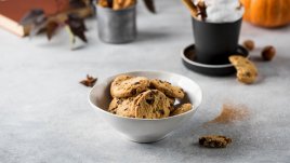 Тиквени кукис с шоколадови капки