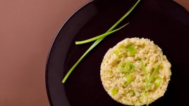 Ризото с праз и крема сирене