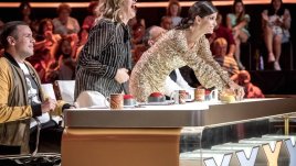 Славена Вътова даде „златен бутон“ на имитатора Андриан Асенов  