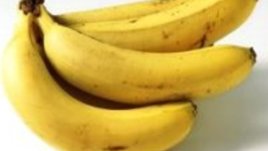 Следновогодишна маска за лице от банани