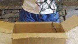 Коледната украса след празниците