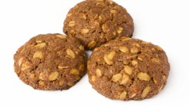 Какаови бисквити с овес без печене