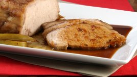 Свинско с ябълков сос