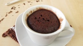 Какаов кекс в чаша за 5 минути 