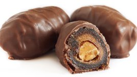 Фурми с фъстъчено масло и шоколад