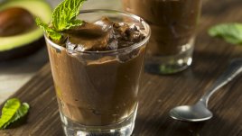 Крем с шоколад и авокадо без захар