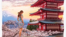 „Месец под вишневия цвят“ – Луси Дикинс