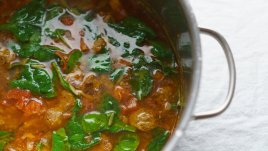 Италианска супа с наденица