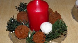 Коледни свещници – да си направим сами