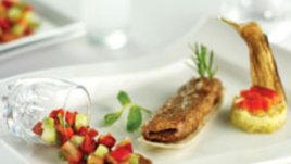 Тарама, пюре от бакла, пълнени миди...