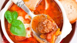 Италианска супа с кюфтенца