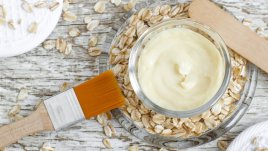 Домашен лосион с овес за суха кожа