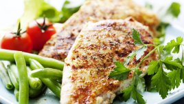 Пилешко с лимон и чесън 