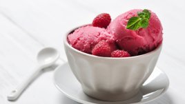 Плодово замразено мляко