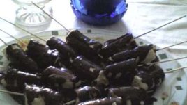 Панирани банани с шоколад