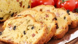 Солен кейк с шунка, кашкавал и майонеза