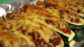 Пълнени тиквички с моцарела