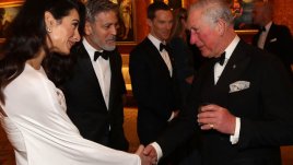 Перфектната двойка Амал и Джордж Клуни на вечеря с принц Чарлс