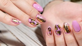 Металик акценти в маникюра за пролетта и лятото