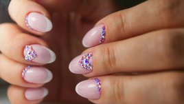 Френски маникюр в розово (галерия) 