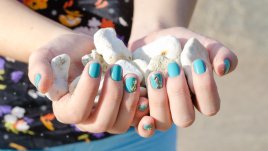 Маникюри, които подчертават слънчевия загар (Снимки)