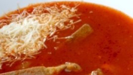 Пикантна доматена супа