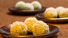 Плодови бонбони с киви и кокос