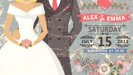 Оригинални стихове и картички за сватбени покани (галерия)