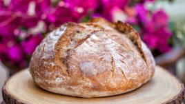 Постен хляб с чесън и розмарин