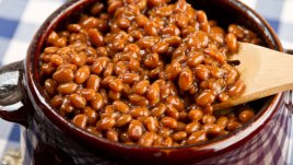 Запечен зрял фасул